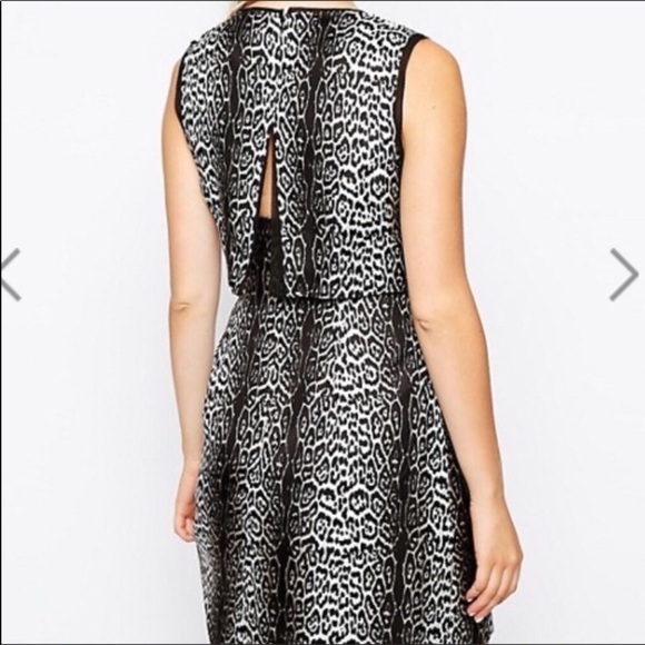 Reiss Stella Animal Print 100% Silk Dress NWT - Picture 8 of 8